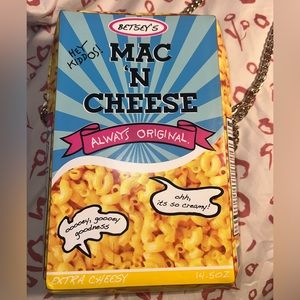 Betsey Johnson Mac N’ Cheese bag